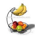 Long Warranty Fresh Fruit Metal Basket Rack Display Holder